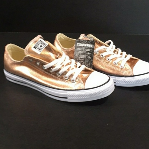 Converse Shoes - NWT Convers All star Metallic Gold
